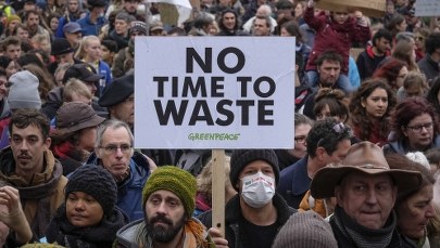 Wielki protest proekologiczny w Brukseli. "Politycy, gdzie jesteście?"