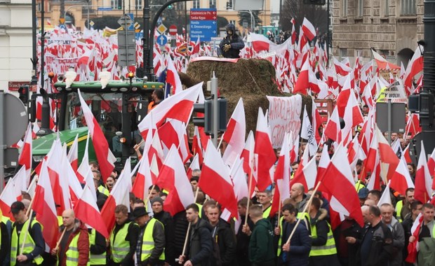 Wielki protest rolników w Warszawie. Trasa, godziny, utrudnienia