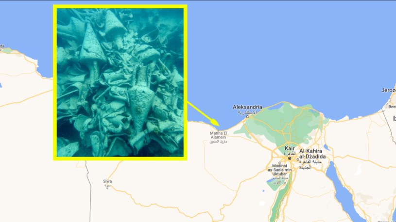 Wielki skarb starożytności znaleziony w Egipcie /screen/Google Maps/Marcin jabłoński /materiał zewnętrzny
