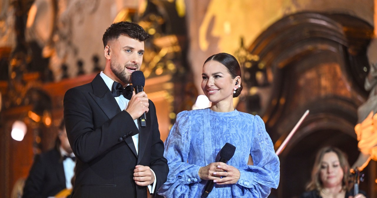 Wielkie kolędowanie z Polsatem - Aleksander Sikora, Paulina Sykut-Jeżyna /Polsat /AKPA