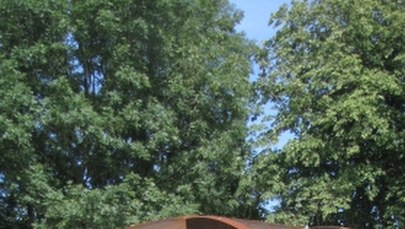 Wielkie modele wielorybich szkieletów stanęły na plaży w Rewalu