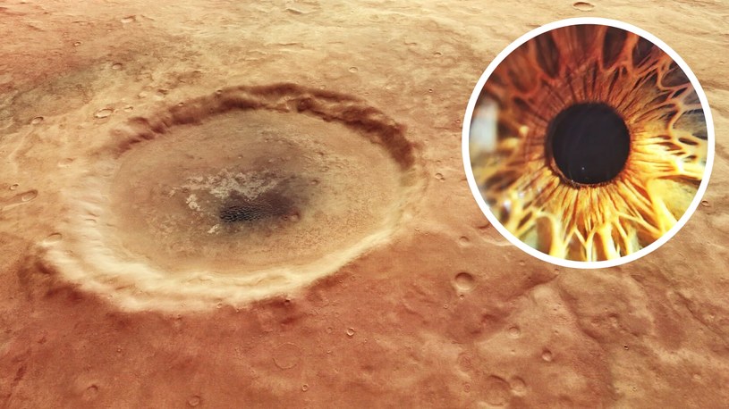 Wielkie oko Marsa. Ten obraz robi furorę w internecie