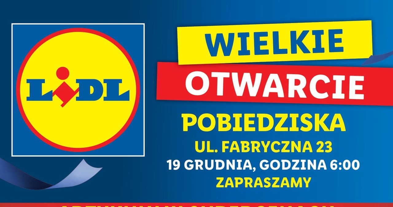 Wielkie otwarcie Lidla w Pobiedzisku! /Lidl /INTERIA.PL