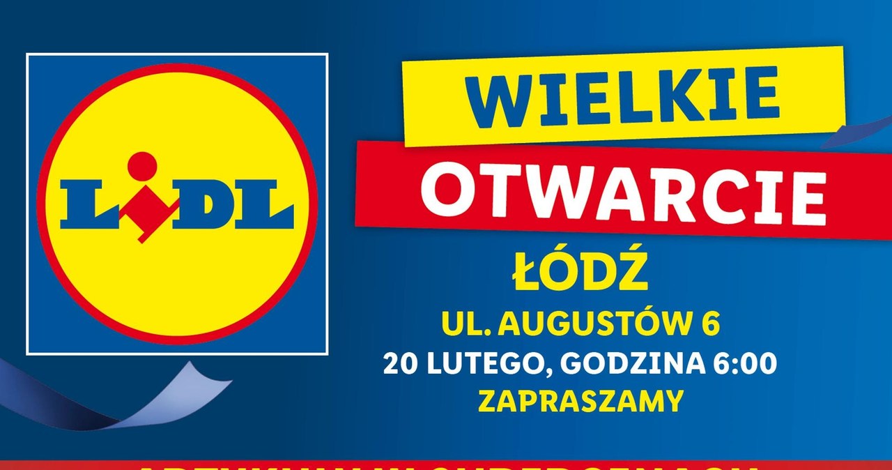 Wielkie otwarcie nowego Lidla w Łodzi! /Lidl /INTERIA.PL