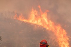 Wielkie pożary lasów w pobliżu Los Angeles