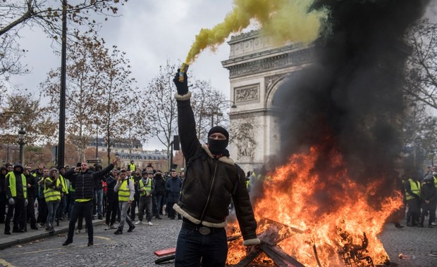 Wielkie protesty we Francji. W Paryżu doszło do starć z policją