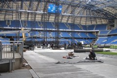 Wielkie sprzątanie na Stadionie Miejskim w Poznaniu