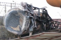 Wielkie sprzątanie po wypadku kolejowym w Białymstoku