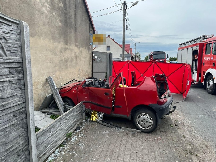 Wielkopolska: Wypadek w miejscowości Stary Sielec, 01.06.2025 /Komenda Powiatowa Policji w Rawiczu /Policja