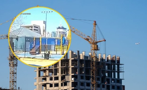 Wielopiętrowy parking częściowo się zawalił. Dwie osoby poszukiwane