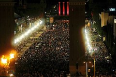 Wielotysięczna manifestacja na ulicach Barcelony