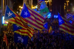 Wielotysięczna manifestacja na ulicach Barcelony