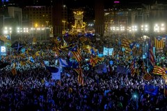 Wielotysięczna manifestacja na ulicach Barcelony