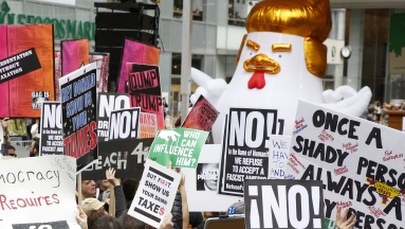 Wielotysięczne "marsze podatkowe" przeciwko Trumpowi 