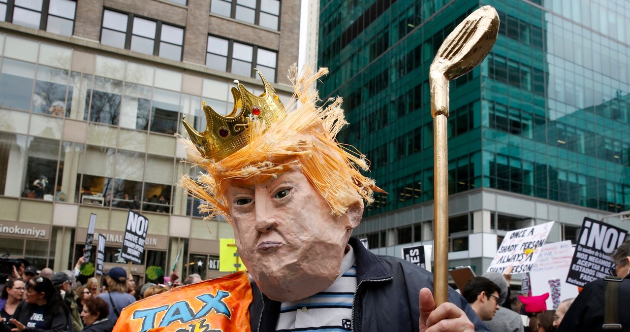 Wielotysięczne marsze w USA. Uczestnicy chcą, by Donald Trump ujawnił swoje zeznania podatkowe