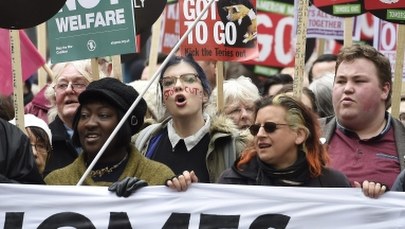 Wielotysięczny protest w Londynie przeciw polityce cięć