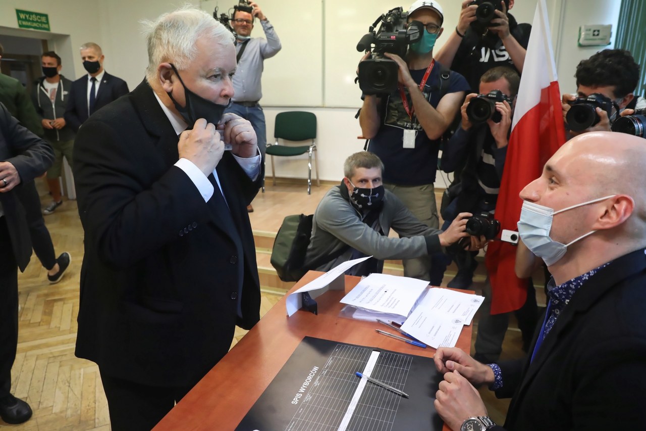 Wiemy, gdzie był Jarosław Kaczyński podczas wieczoru wyborczego