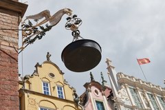 Wierna replika latarni smolnej w Gdańsku
