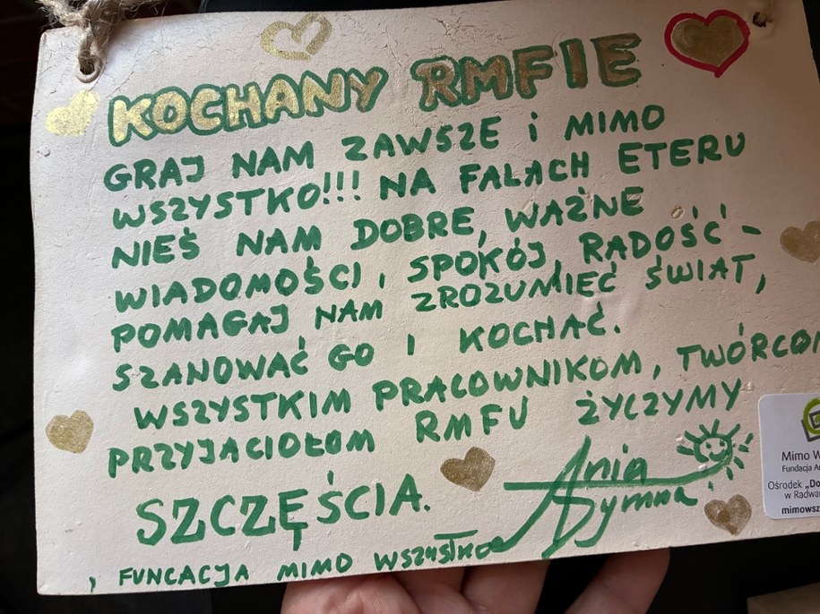 Wiersz od Anny Dymnej /RMF FM