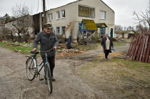 Wieś Jahidne, obwód czernihowski /OLEG PETRASYUK /PAP/EPA