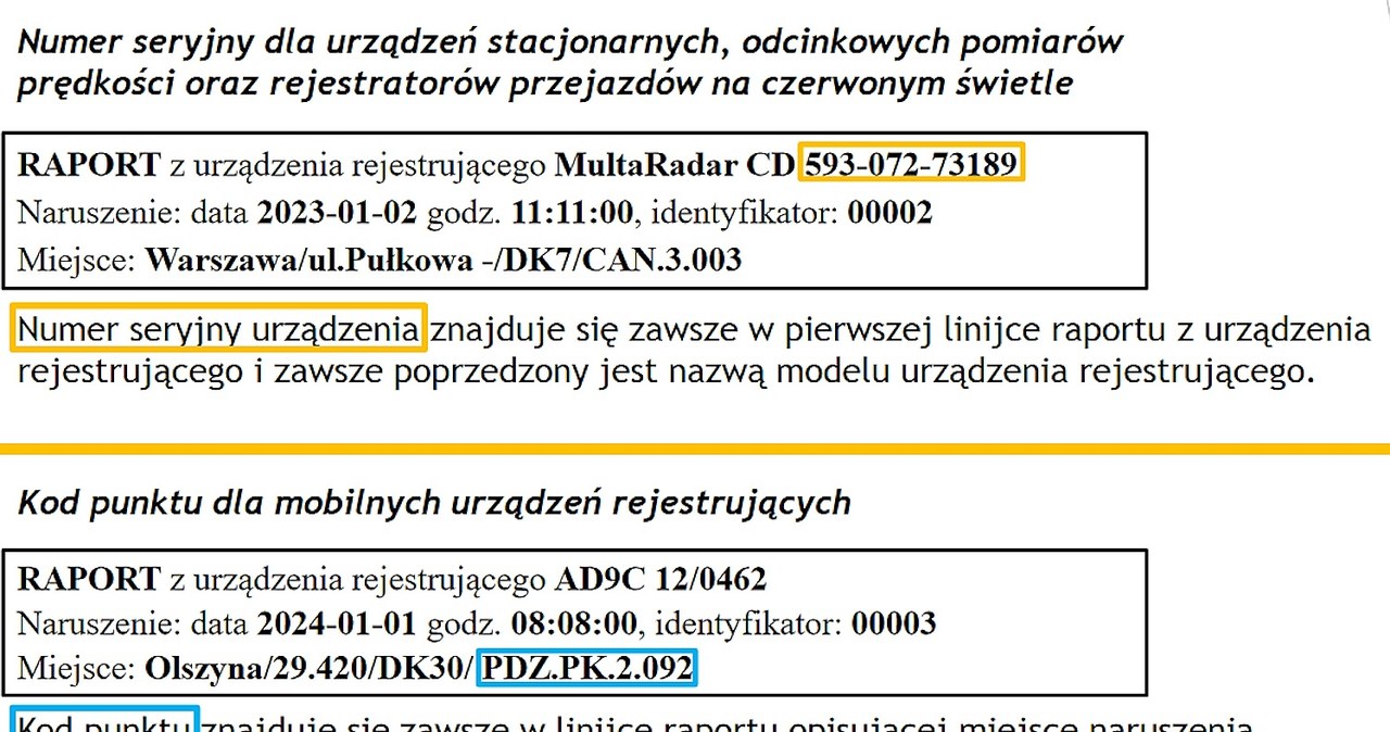 Wiesz, co oznaczają poszczególne symbole na "mandacie" z fotoradaru? Pomagamy je rozszyfrować / for. CANARD /