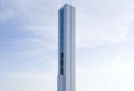 Wieża Hitachi do testowania wind /kopalniawiedzy.pl