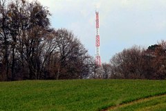 Wieża obserwacyjna straży granicznej w pobliżu miejscowości Parkoszewo