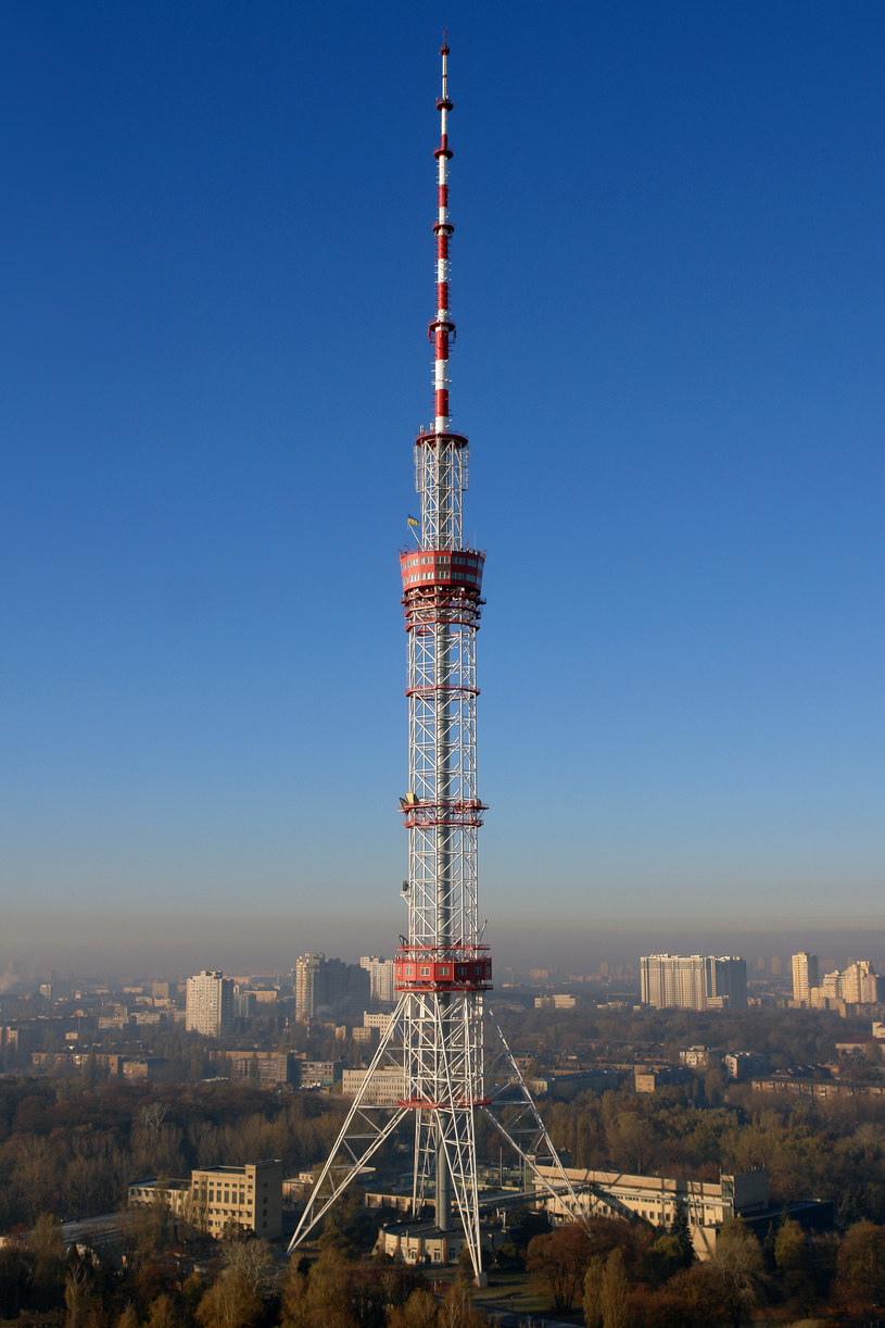 Wieża telewizyjna w Kijowie przed wojną /Wikipedia