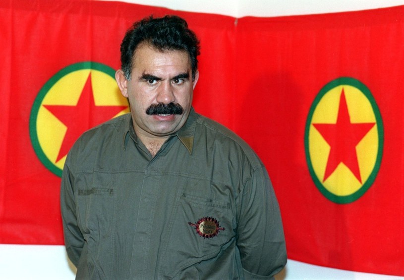 Więziony w Turcji szef separatystycznej Partii Pracujących Kurdystanu Abdullah Ocalan. Zdjęcie z 1993 roku /Joseph BARRAK /AFP