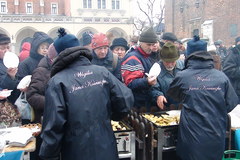 Wigilia dla potrzebujących odbyła się na krakowskim Rynku Głównym