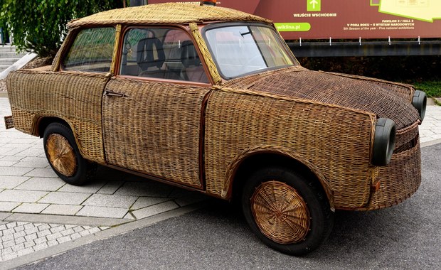 Wiklinowe postacie, zwierzęta i trabant. Festiwal plecionkarstwa w Poznaniu