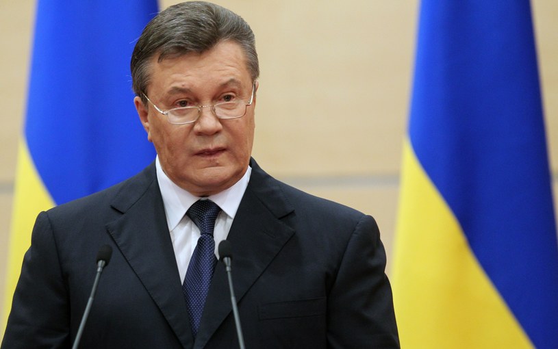 Wiktor Janukowycz w 2014 roku /Sasha Mordovets /Getty Images
