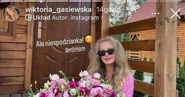 Wiktoria Gąsiewska pokazała bukiet na Instagramie /@wiktoria_gasiewska /Instagram