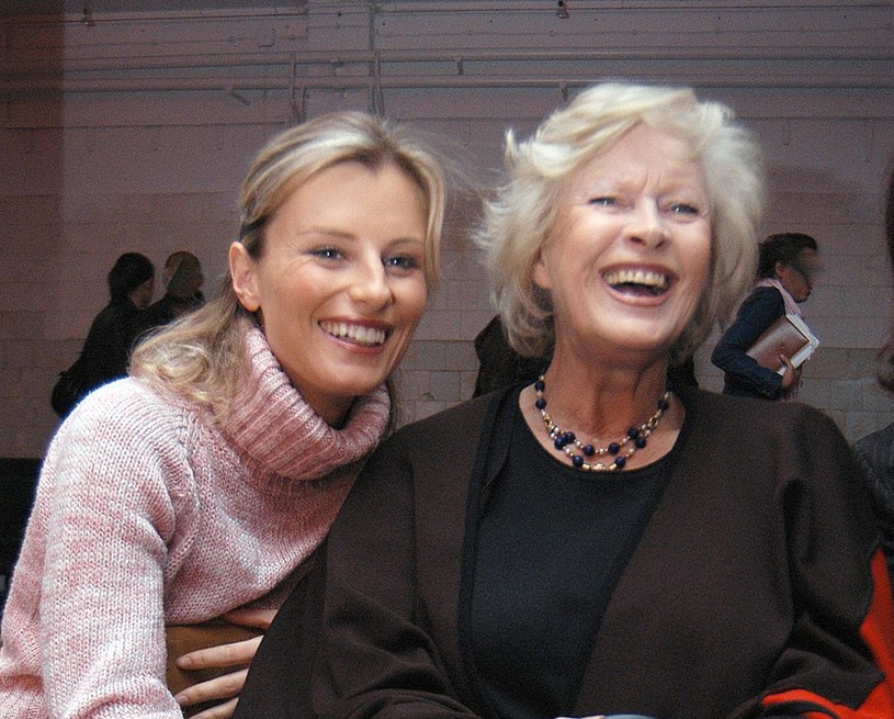 Wiktoria Padlewska i Beata Tyszkiewicz, 2004 r. /Warda /AKPA