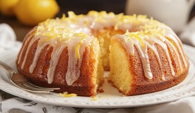 Wilgotna i puszysta babka cytrynowa. Jeden składnik sprawia, że jest lekka jak chmurka