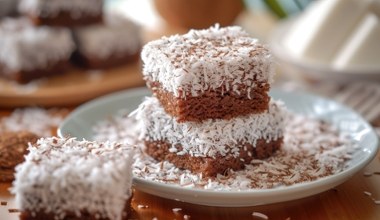 Wilgotne, mocno czekoladowe ciasto z kokosowym akcentem. Idealne na Trzech Króli