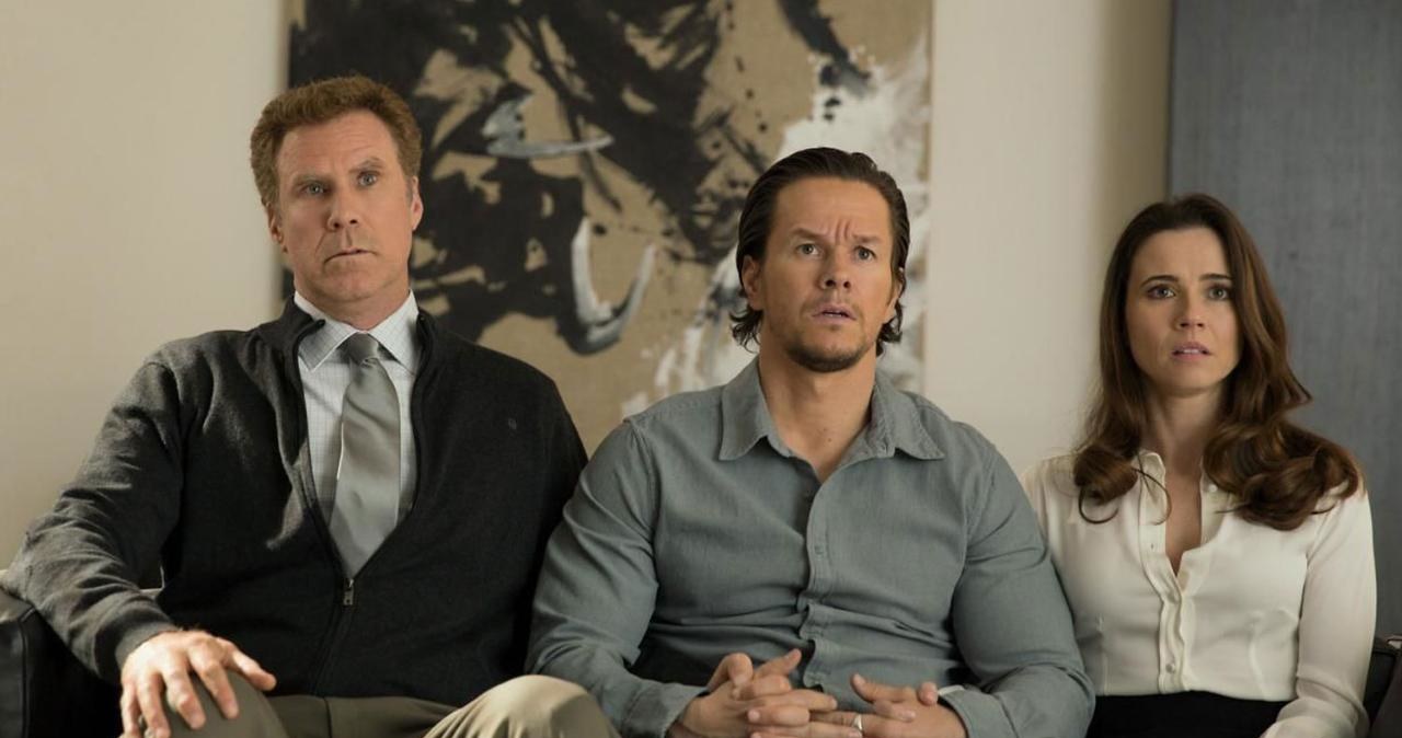 Will Ferrell, Mark Wahlberg i Linda Cardellini w scenie z filmu "Tata kontra tata" /materiały prasowe