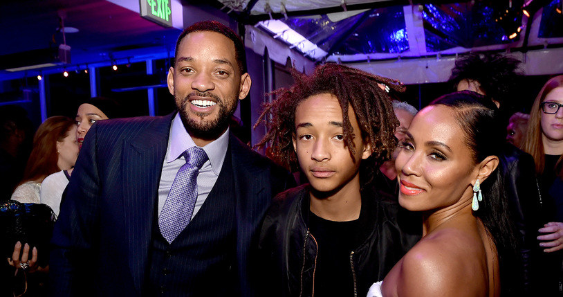 Will Smith, Jaden Smith i Jada Pinkett Smith, czyli rodzina w komplecie. /Kevin Winter /Getty Images