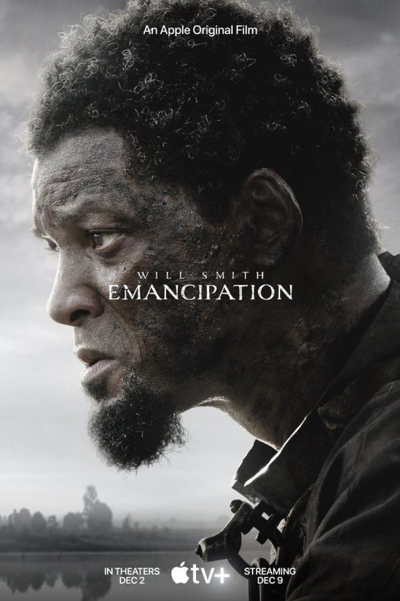 Will Smith na plakacie filmu "Emancipation" /Apple TV+ /materiały prasowe