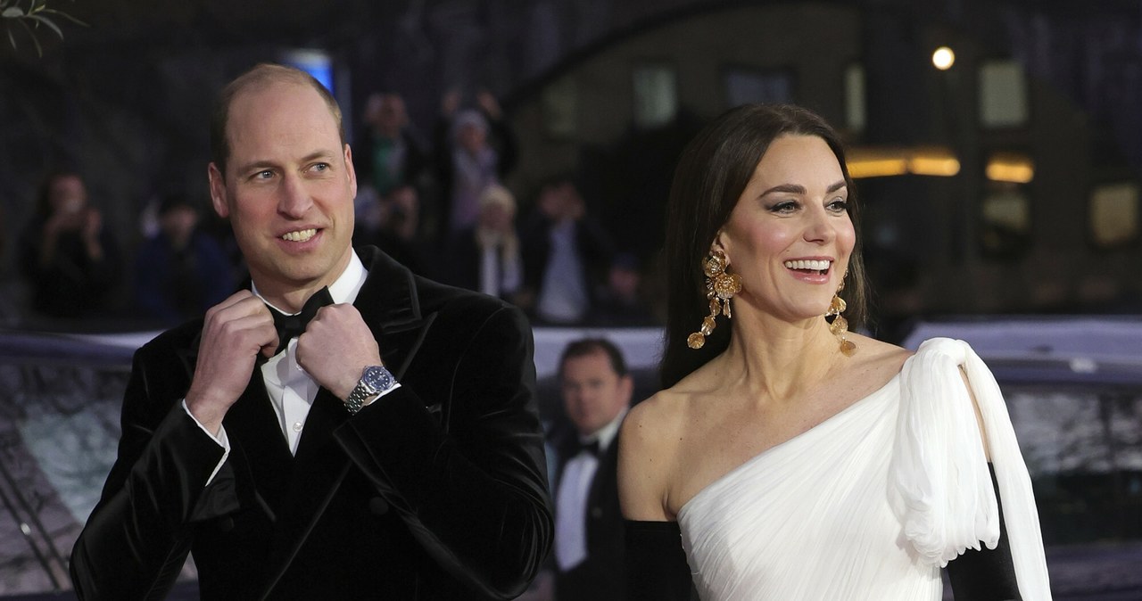 William i Kate, BAFTA 2023 /Associated Press /East News