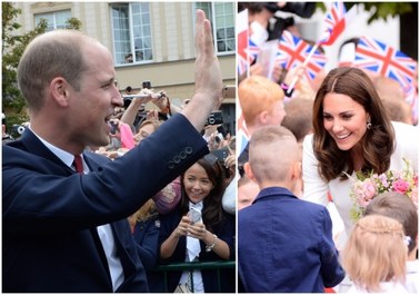 William i Kate w Polsce. Witani przez tłumy, spotkali się z powstańcami