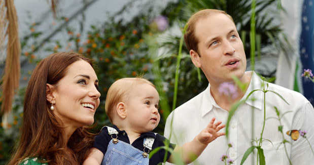 William i Kate z małym Georgem /Getty Images