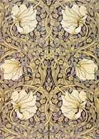 William Morris, tapeta z motywem kwiatów polnych, 1876 /Encyklopedia Internautica