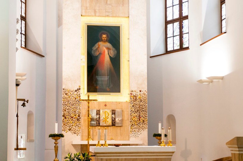 Wilno, kościół Świętej Trójcy. Tu znajduje się pierwszy obraz Miłosierdzia Bożego namalowany według wskazówek siostry Faustyny /Agencja FORUM