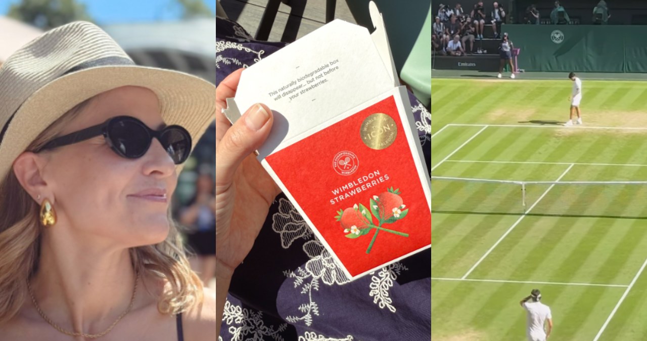 Wimbledon 2025 i Honorata Witańska (@honoratawitanska) /Instagram /materiały prasowe