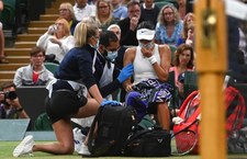 Wimbledon. Emma Raducanu poddała mecz 1/8 finału