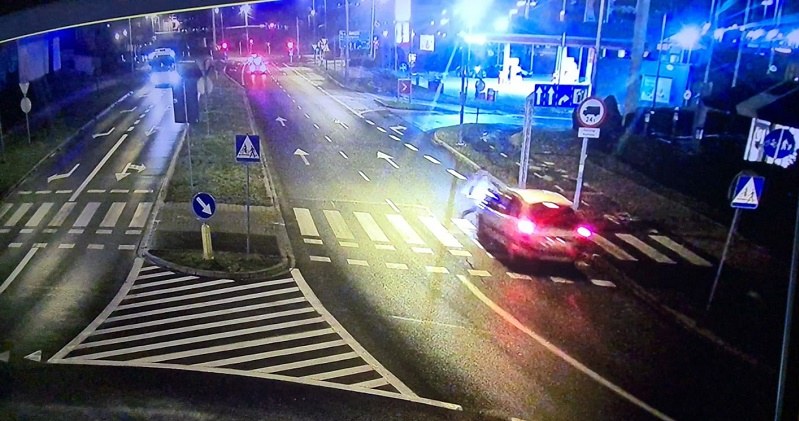 Wina kierowcy jest bezdyskusyjna, ale to pieszy znalazł się w szpitalu /Policja