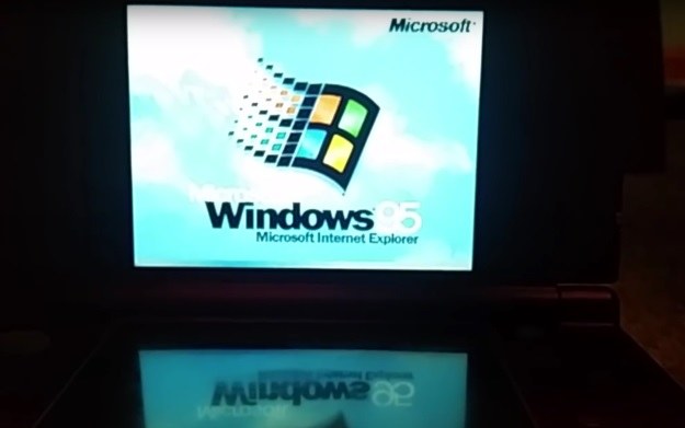 Windows 95 - fragment filmu z demonstracji systemu na konsoli Nintendo. Źródło: youtube.com /kanał: shutterbug20001 /materiały źródłowe