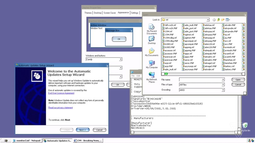 Windows XP aqua / TheVerge /materiał zewnętrzny