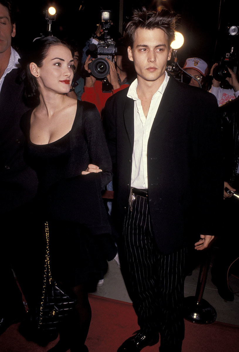 Winona Ryder i Johnny Depp w 1990 roku /Ron Galella, Ltd./Ron Galella Collection /Getty Images